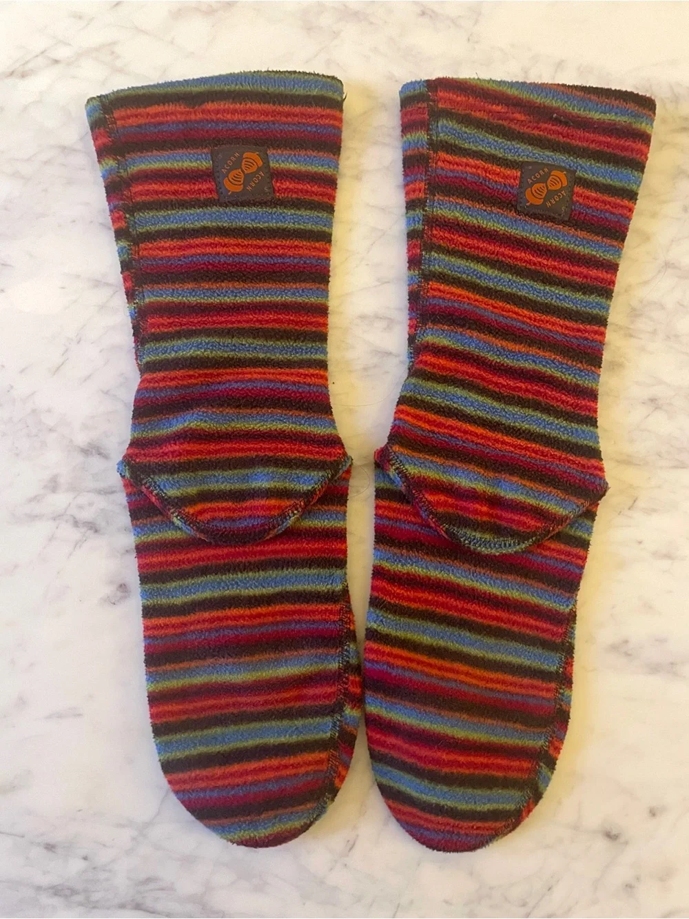 Acorn Multicolor Striped Women’s Footies